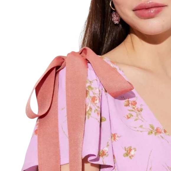 Wild Fable Women's Flutter Short‎ Sleeve Mini A-Line Dress M - Picture 3 of 3